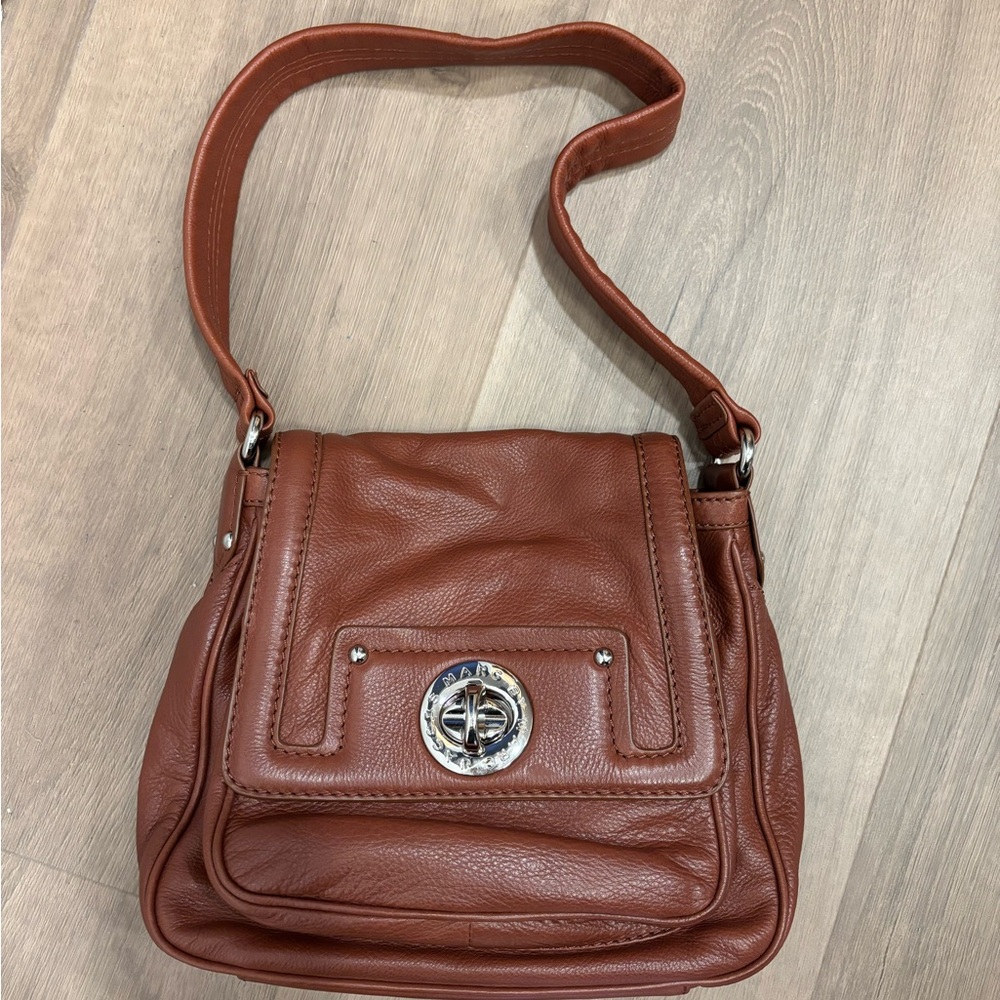 Marc by Marc Jacobs Brown Leather Shoulder Bag